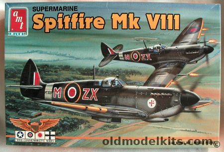 AMT 1/48 Supermarine Spitfire Mk VIII - RAF or RAAF Wing Commander CR Caldwell, 8881 plastic model kit